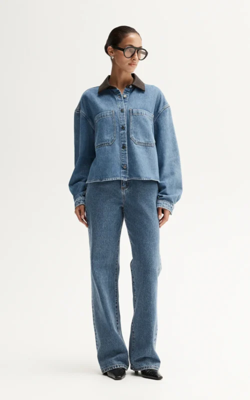 Benji Denim Shirt | Trinity Blue
