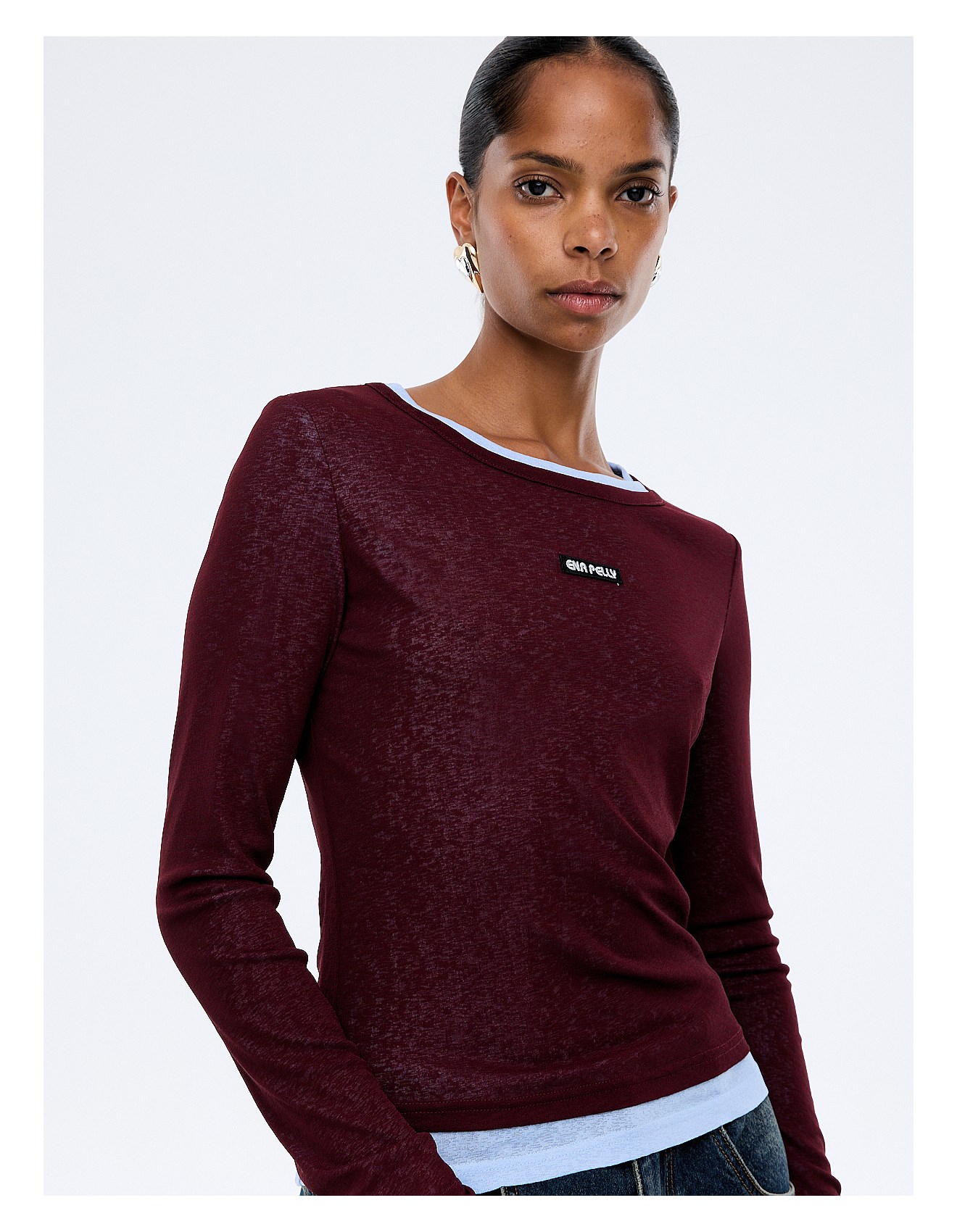 Blair Long Sleeve Top | Cherry Red