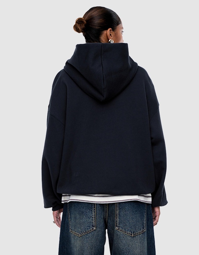 Cassie Oversized Hoodie | Washed Midnight - Image 3