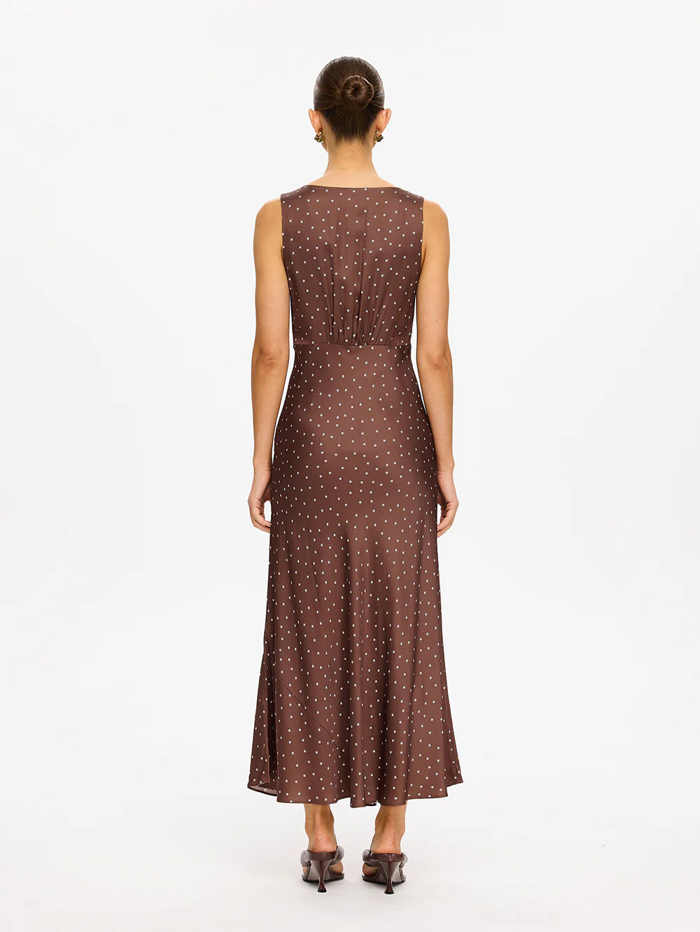 Edie Midi Dress | Brown - Image 3