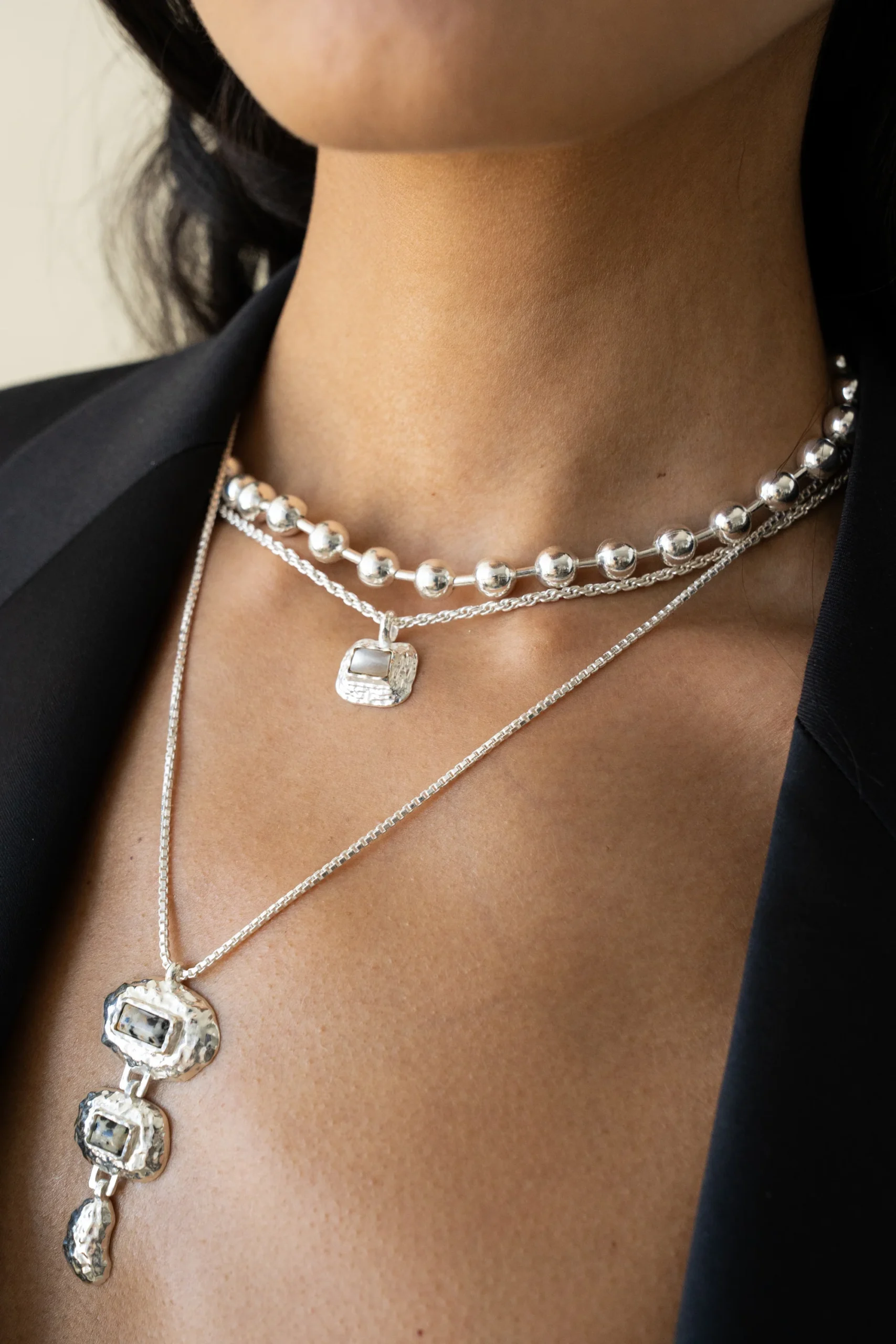 Olive Necklace | Silver - Image 4