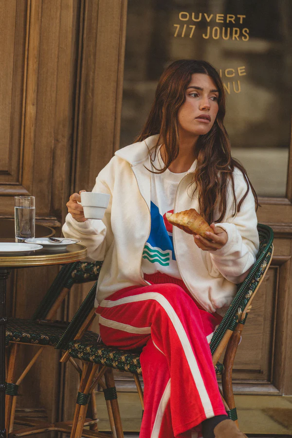 Sherpa Zip Through Jacket | Coconut - Image 2