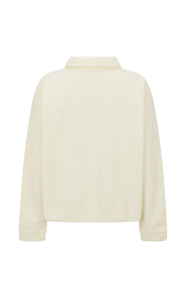 Sherpa Zip Through Jacket | Coconut - Image 10