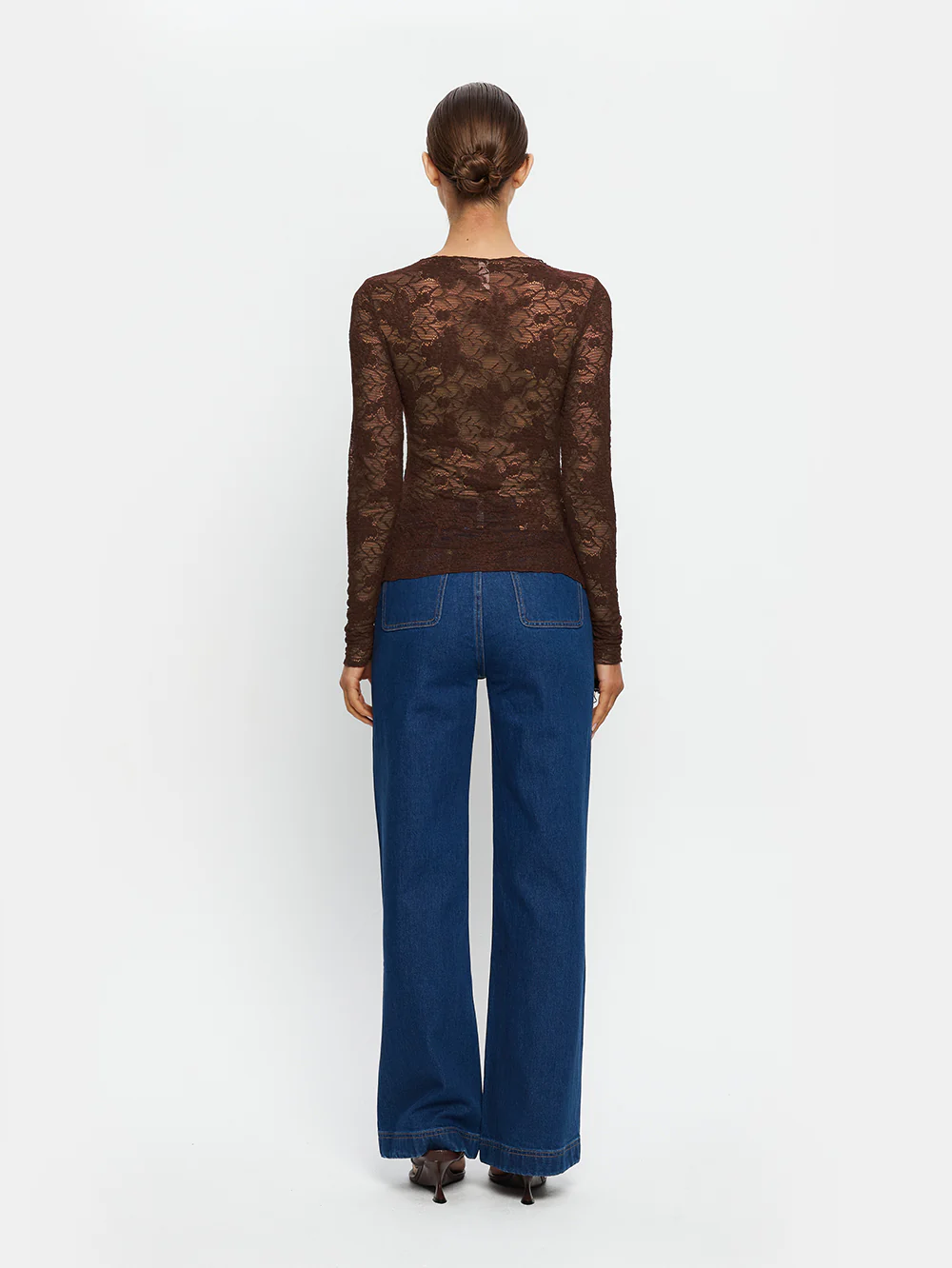 Victoria Lace Top | Chocolate - Image 3