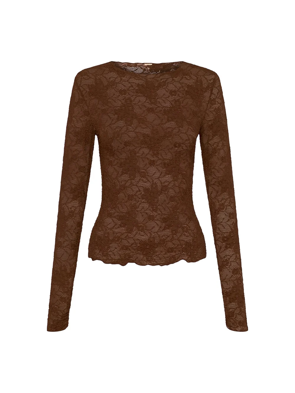 Victoria Lace Top | Chocolate - Image 6