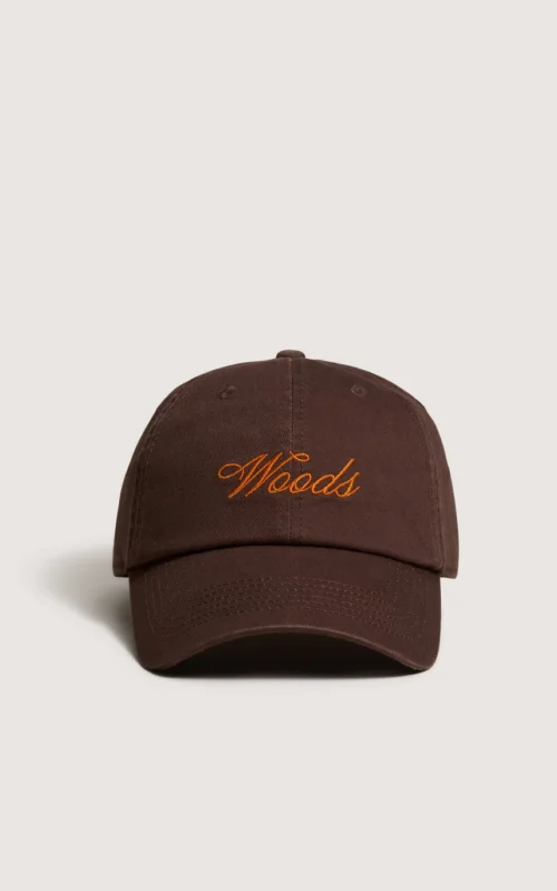 Woods Cursive Cap | Chocolate