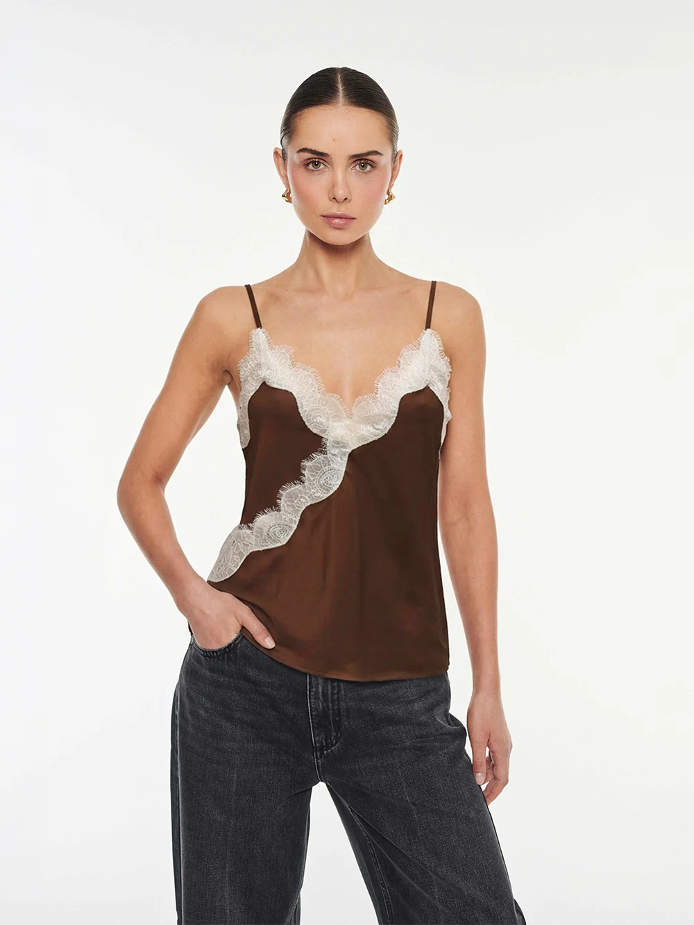 Anki Top | Chocolate Lace