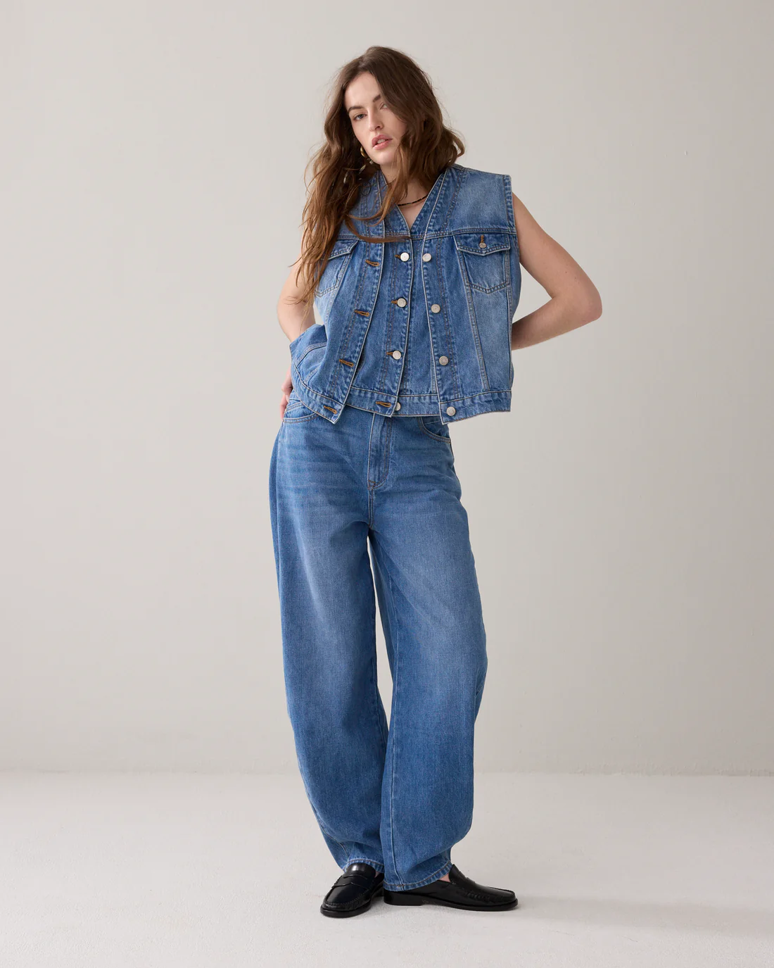 Barrel Jean Soft | Vintage Blue