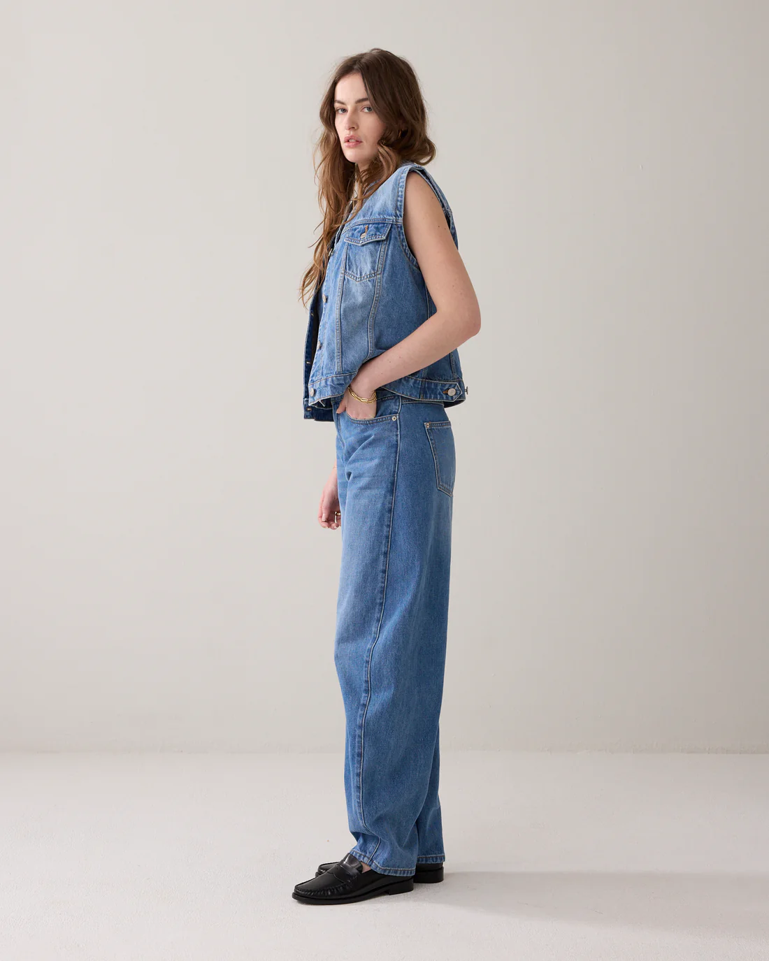 Barrel Jean Soft | Vintage Blue - Image 5