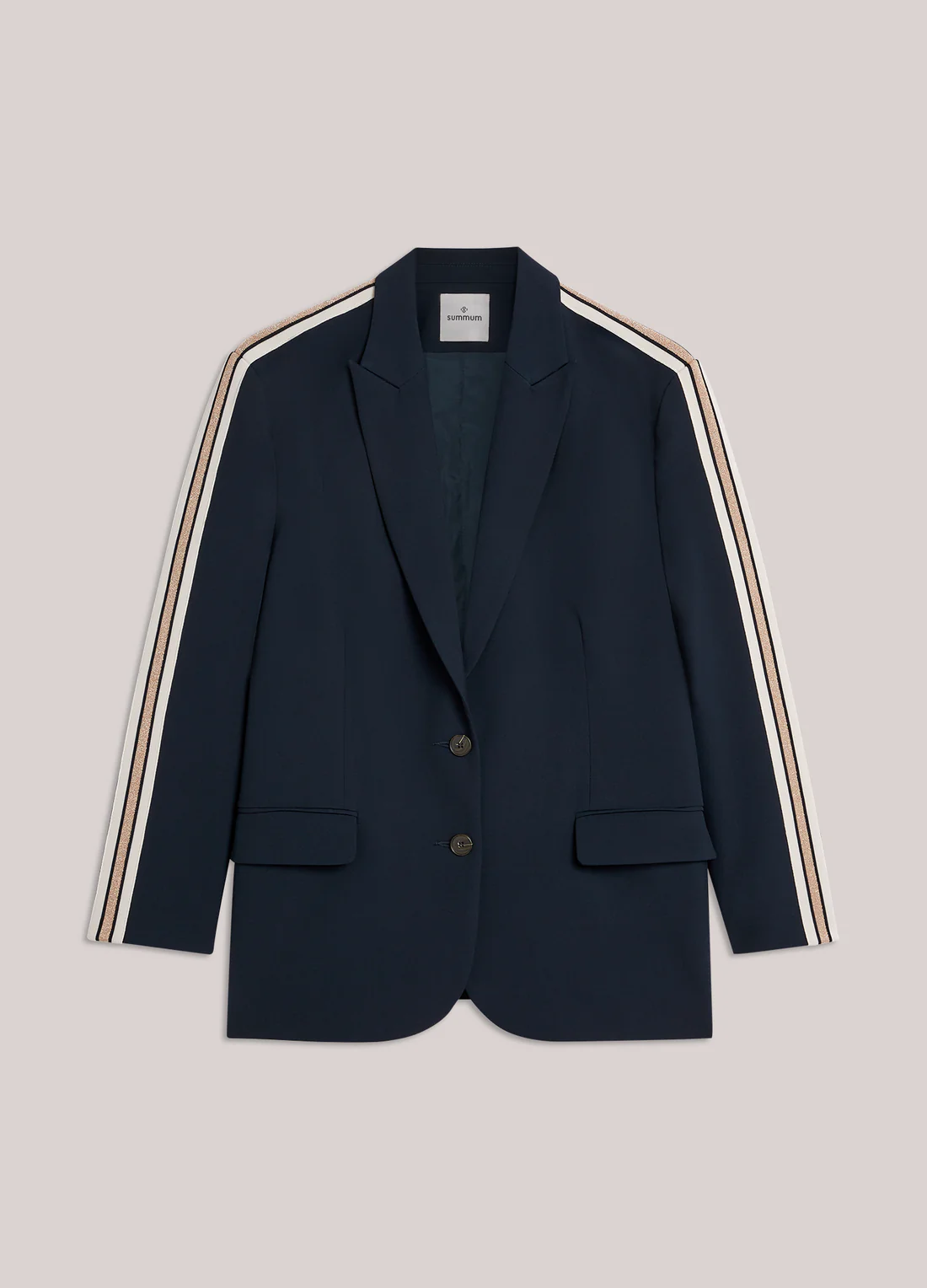 Blazer With Tape | Blue - Image 7