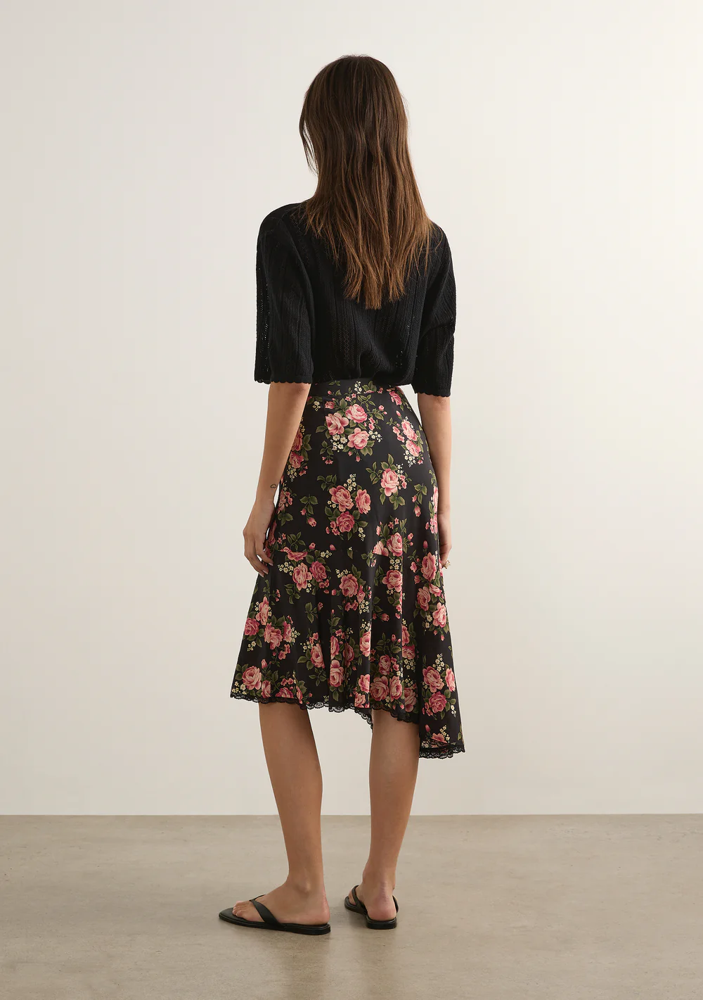 Cleo Midi Skirt | Black - Image 3