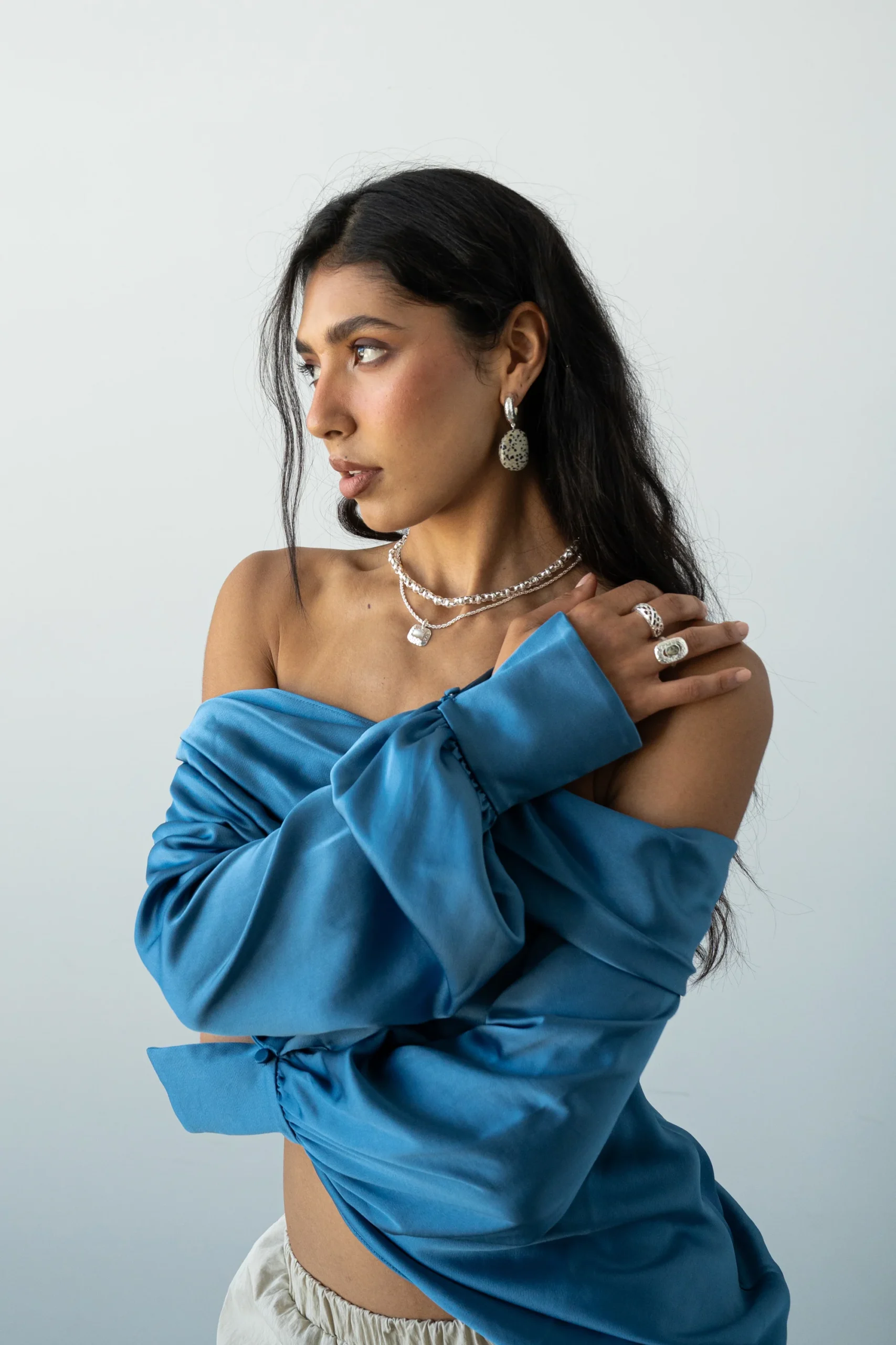 Georgia Earrings | Silver - Image 6