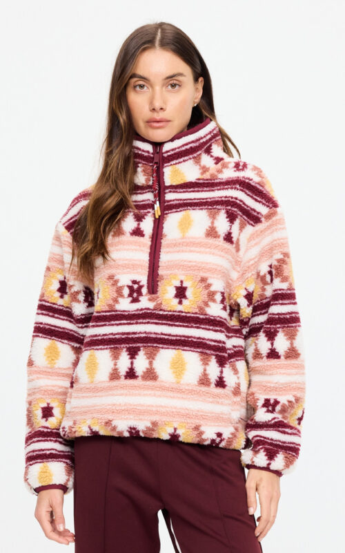 Harlow Fleece Pullover | Aztec