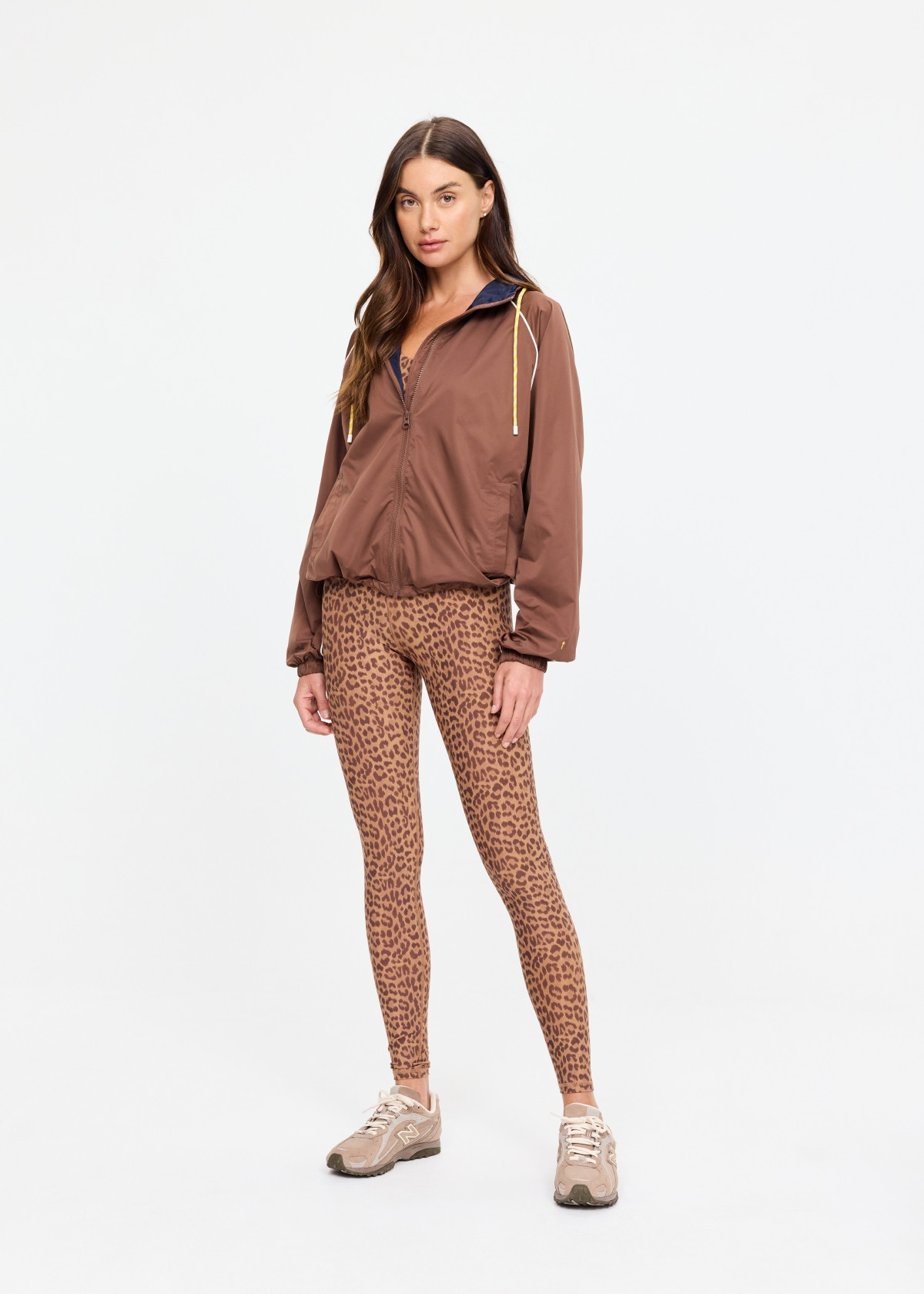 Lila Zip Through Jacket | Chocolate - Image 4
