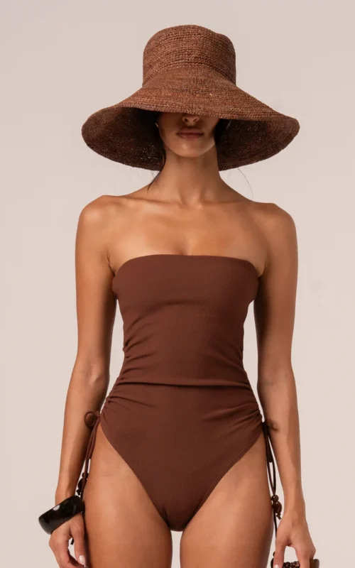 Raffia Bucket Hat | Cocoa