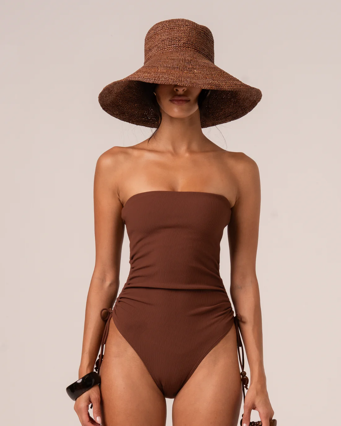 Raffia Bucket Hat | Cocoa