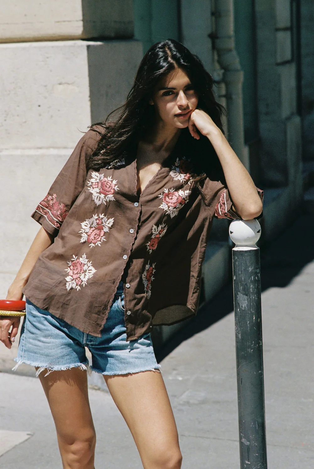 Rosalie Blouse | Brown - Image 3