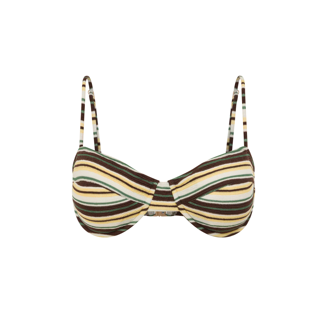 Soft Cup Bralette | Palm Stripe - Image 2