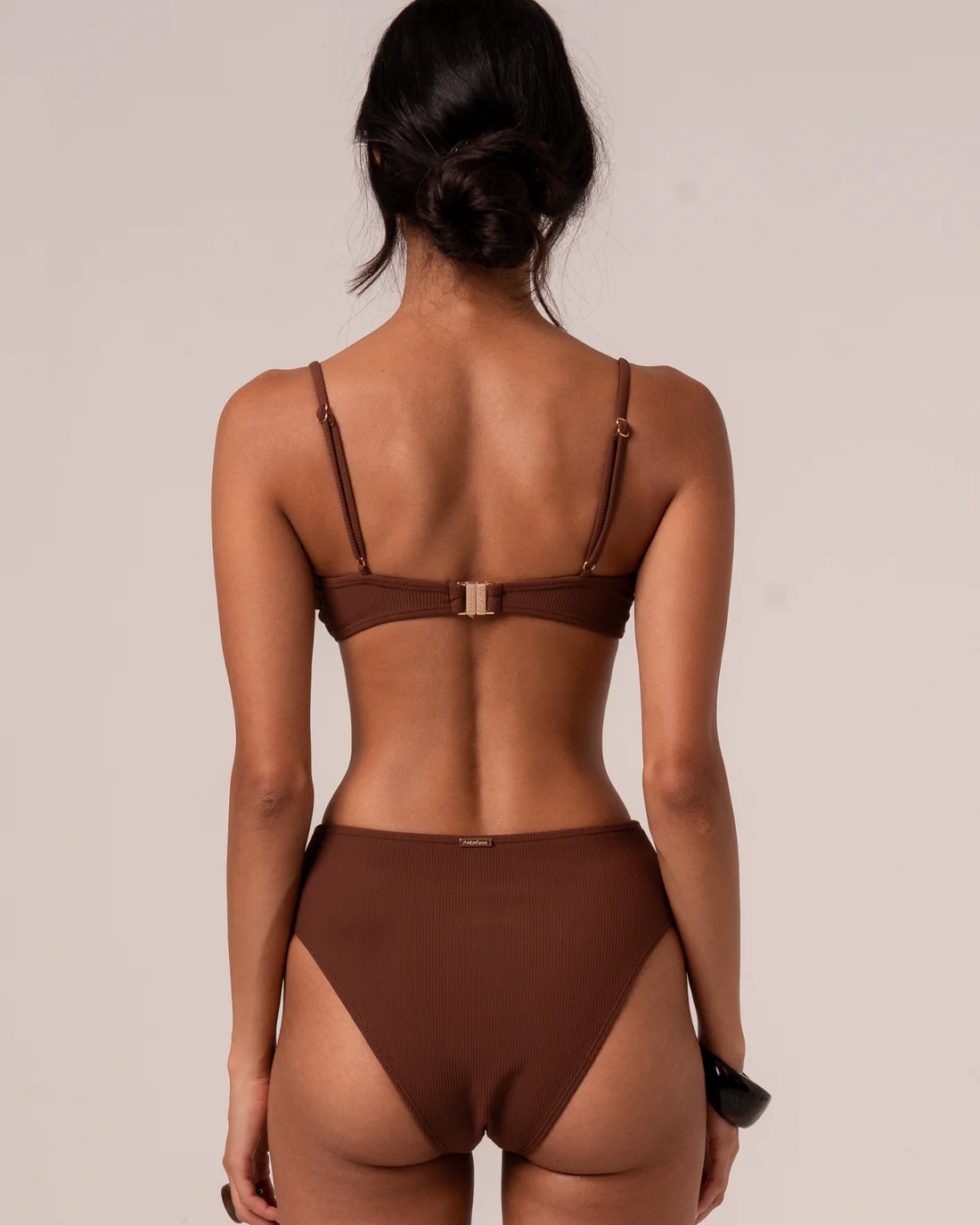 Splice Mid Rise Bottom | Choc Rib - Image 2