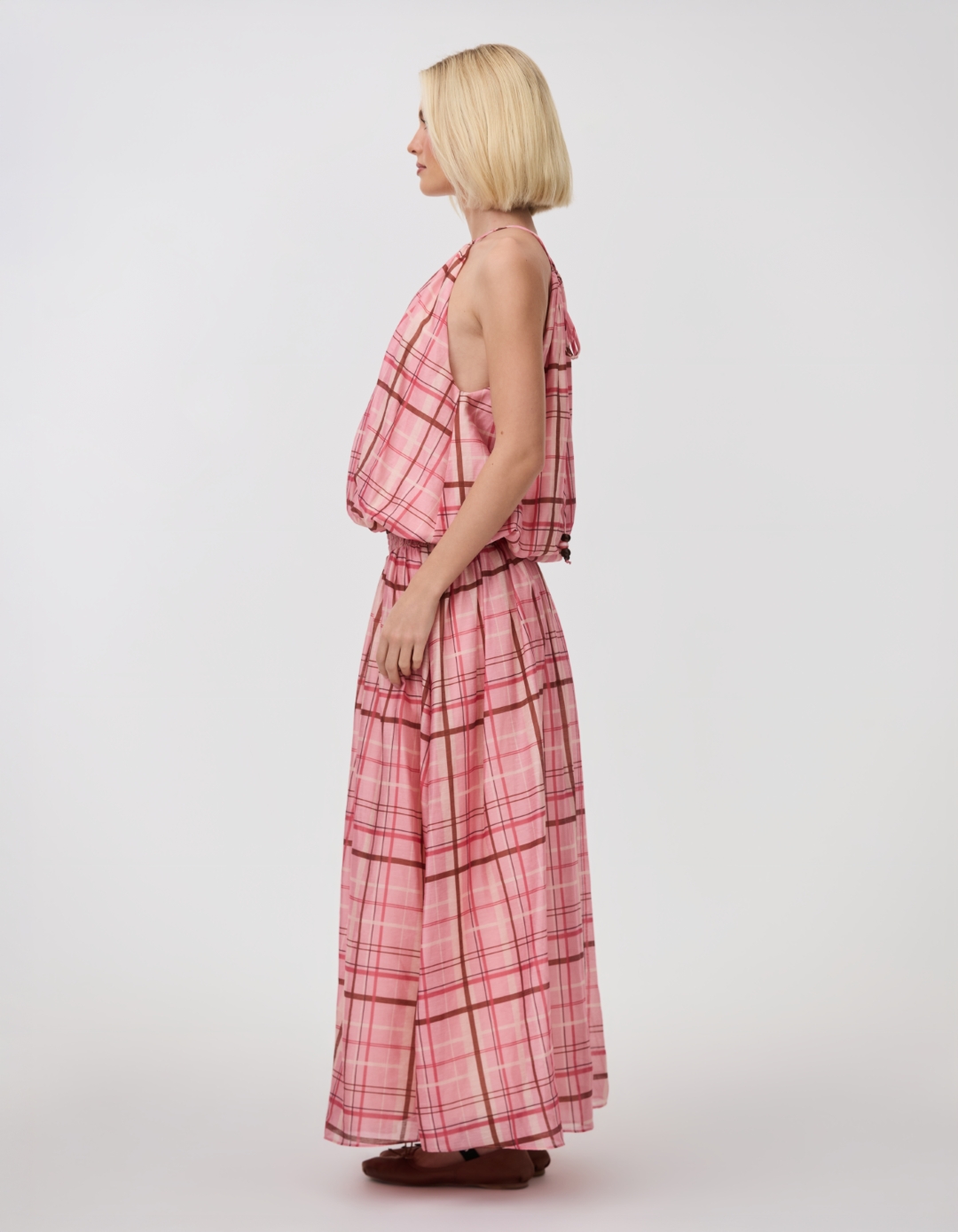 Adrianna Dress | Jaipur Check - Image 3