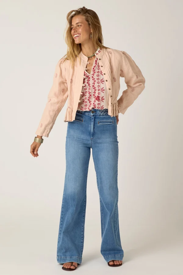 Antonella Blouse | Cranberry - Image 8