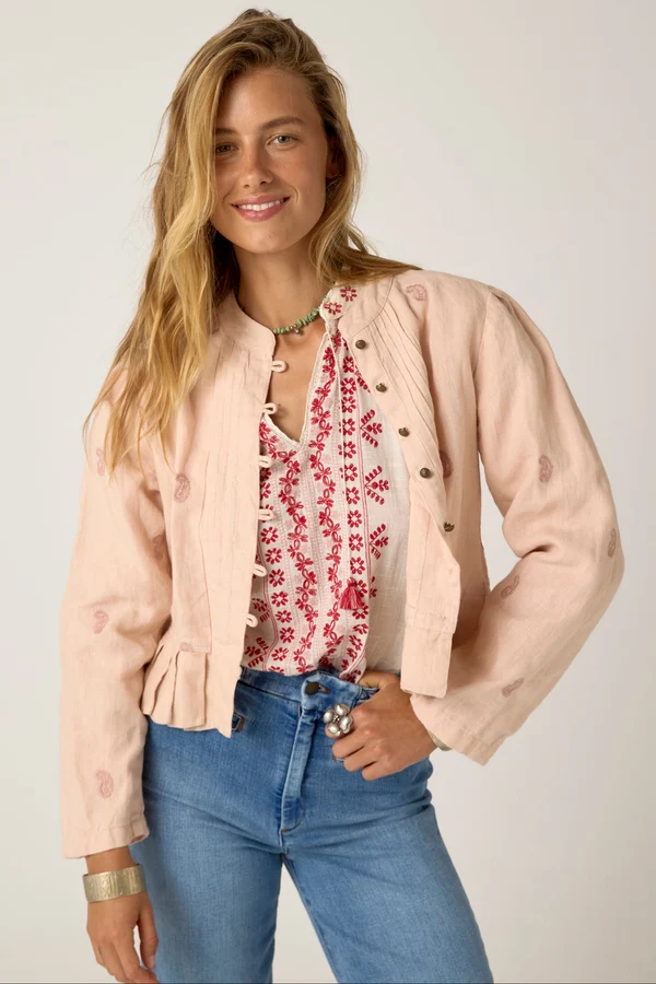 Antonella Blouse | Cranberry - Image 9