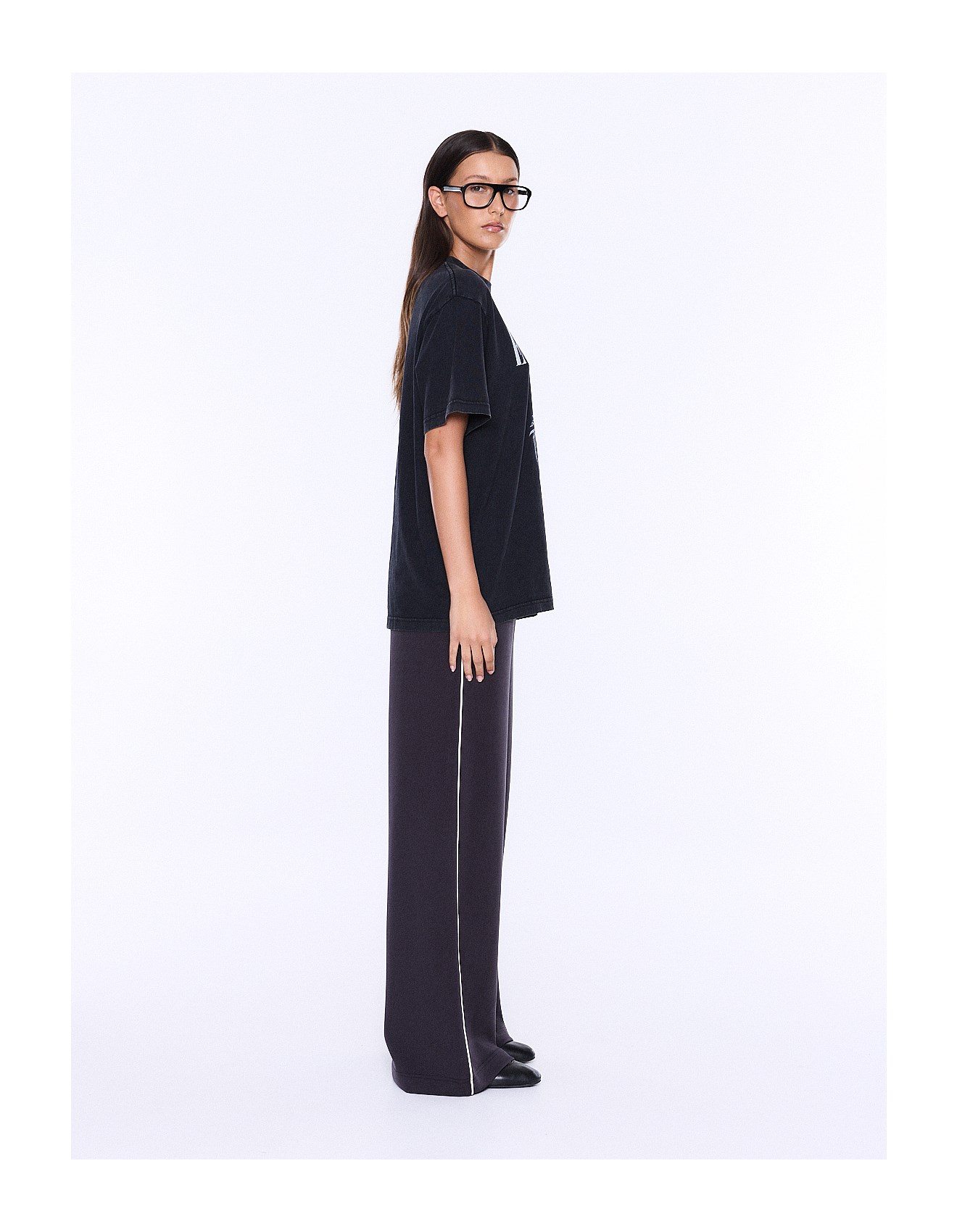 Ivy Relaxed Tee | Vintage Black/EP Cheetah - Image 3