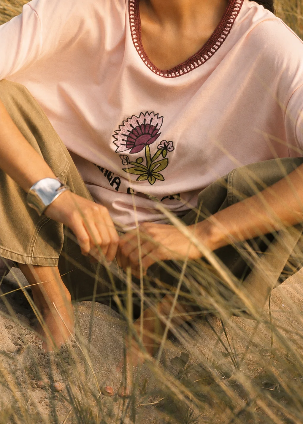 Loto Allora Tee | Pink - Image 3