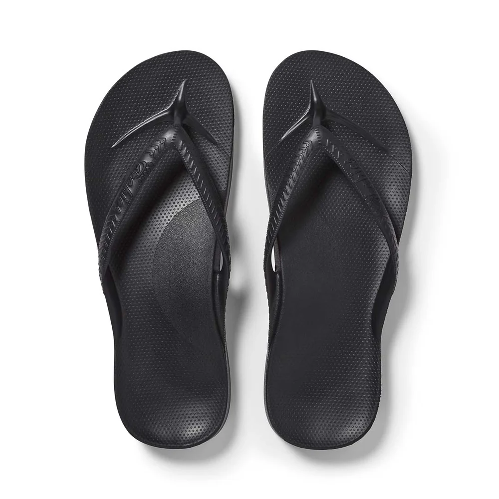 Arch Support Thongs | Black - Image 2