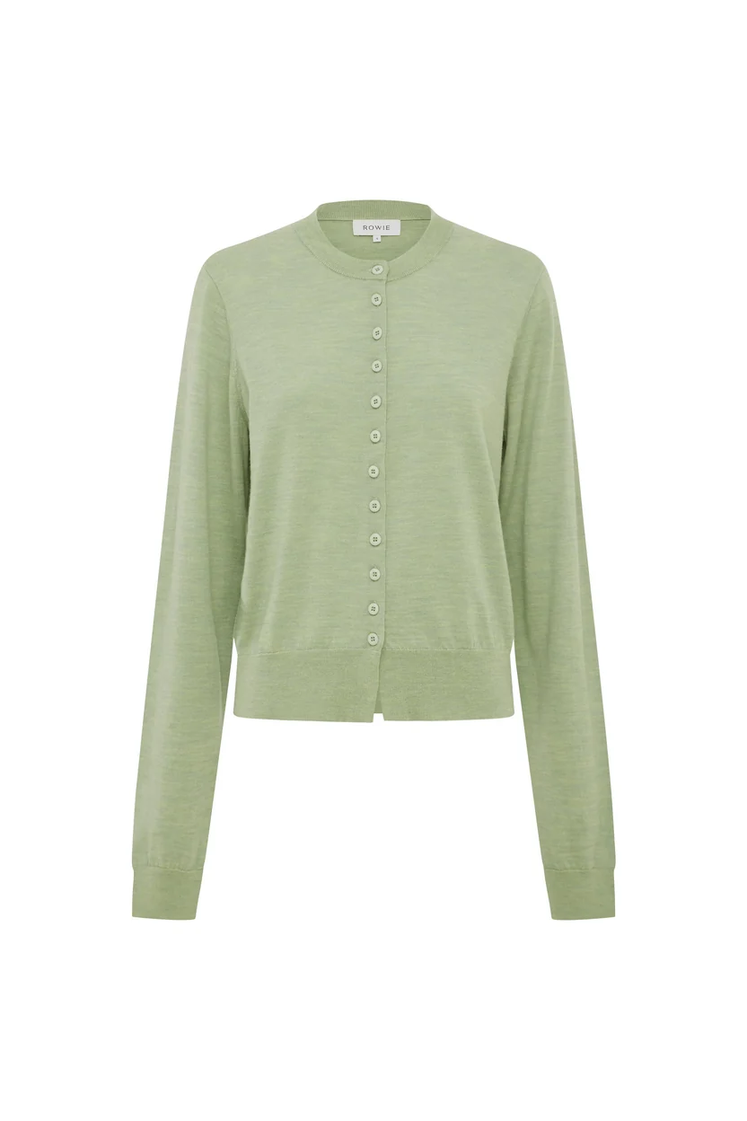 Maeve Merino Spring Cardigan | Sage - Image 7