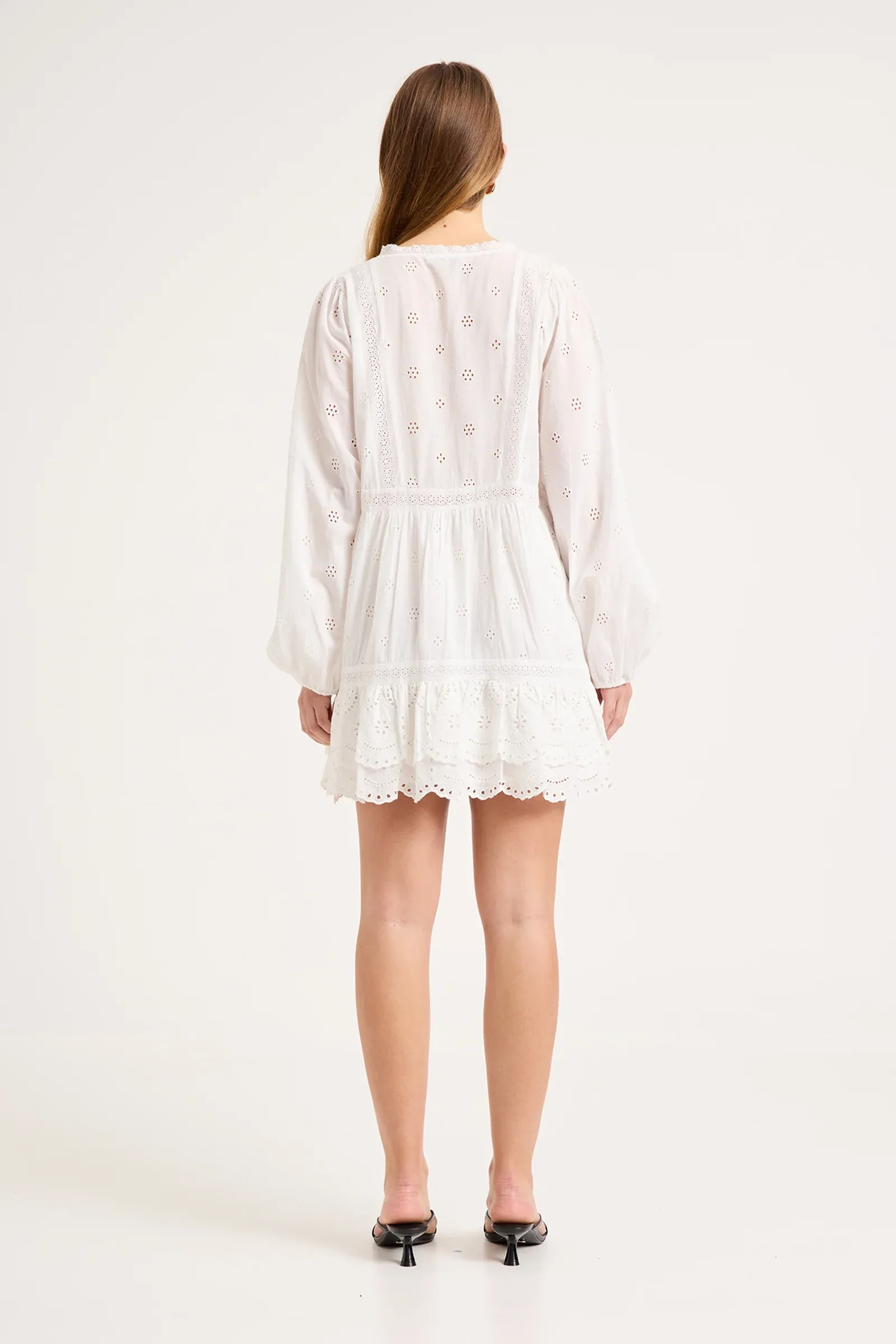 Maeve Voile Dress | White - Image 4