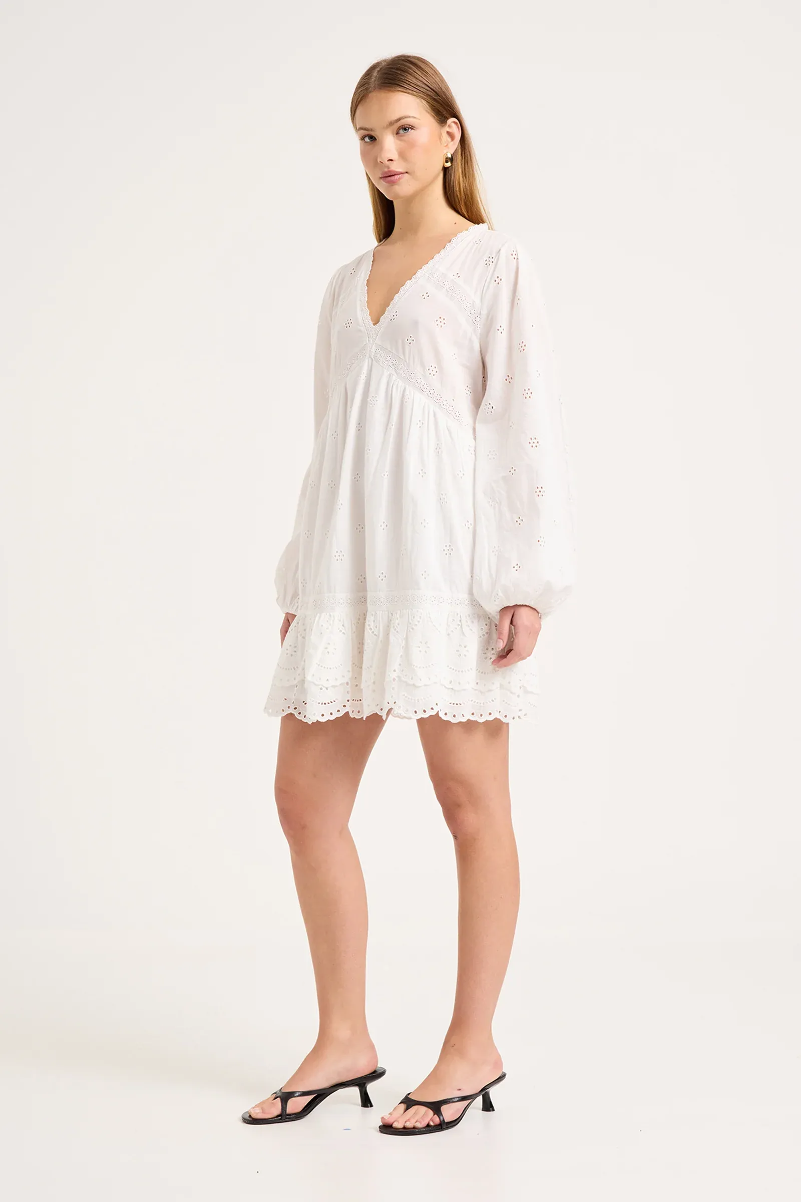 Maeve Voile Dress | White - Image 5