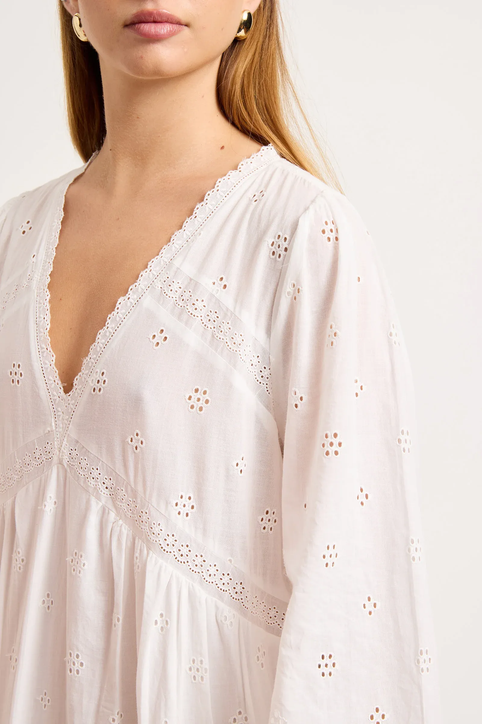 Maeve Voile Dress | White - Image 7