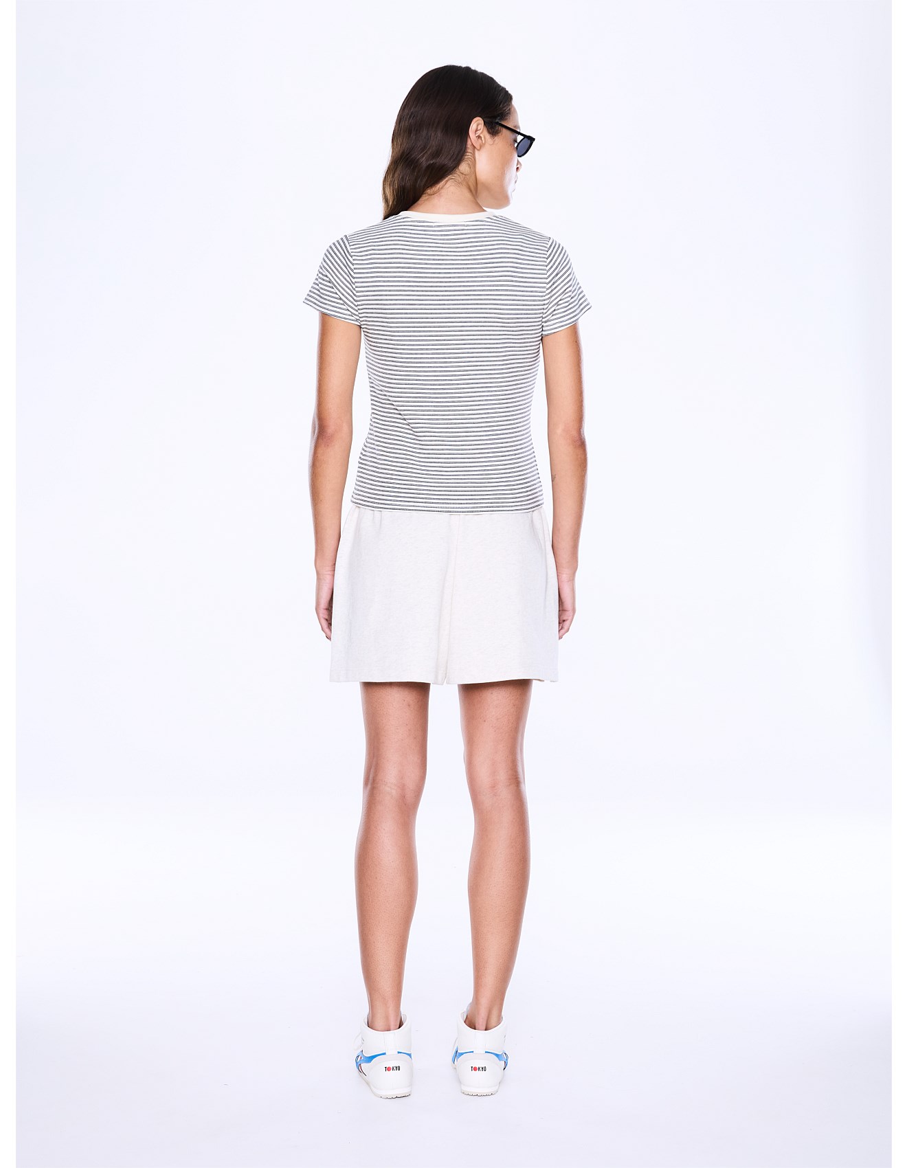 Penny Baby Tee | Black/White Stripe - Image 5