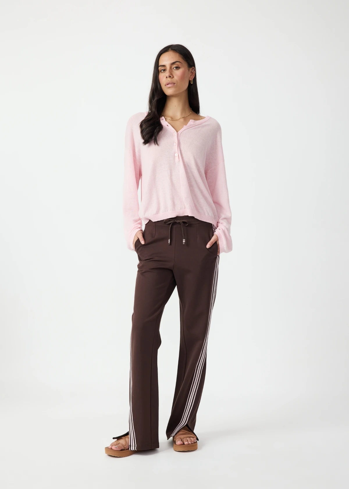 Petra Flare Pant | Chocolate - Image 9