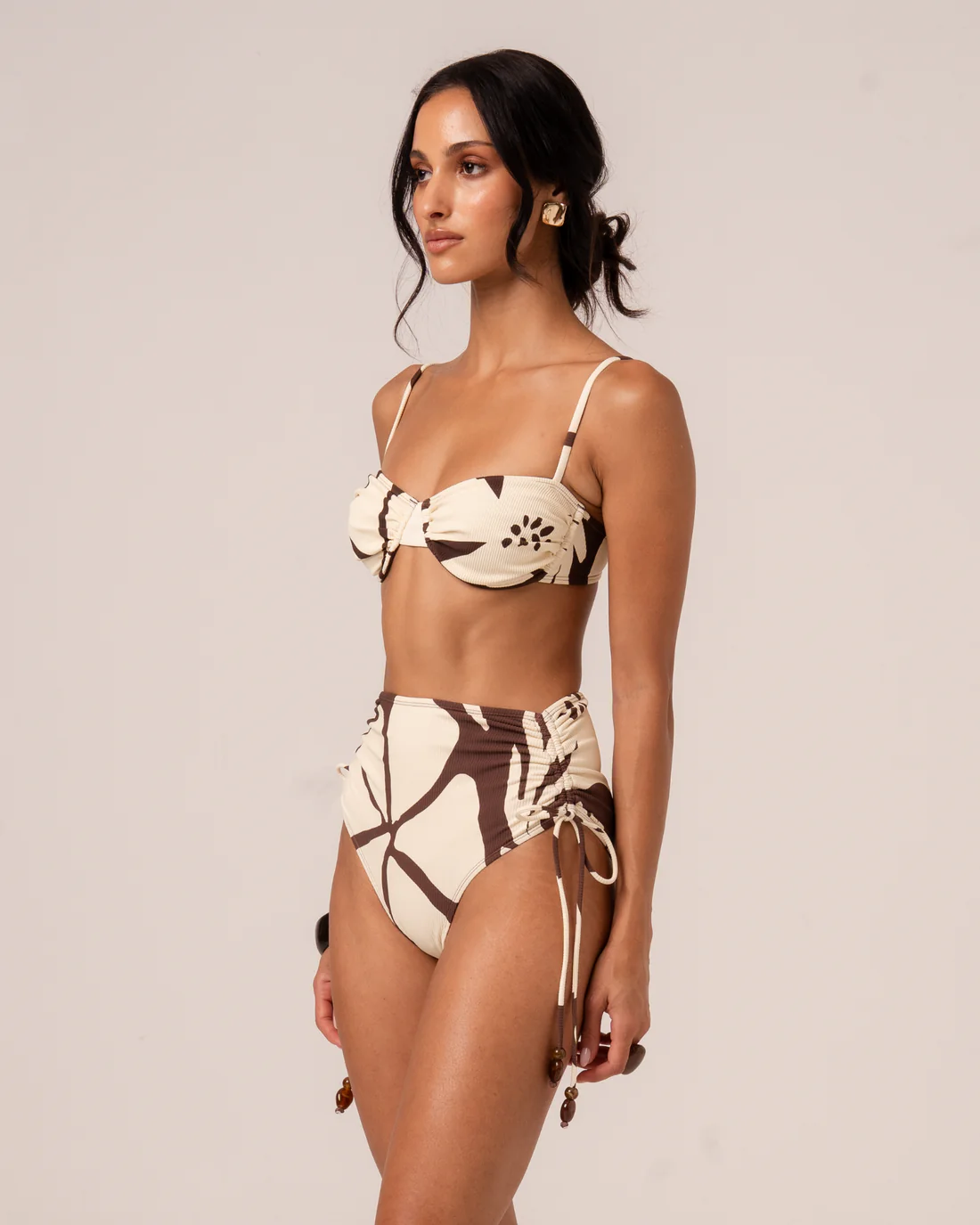 Ruched Soft Cup Bralette | Ibisco - Image 2