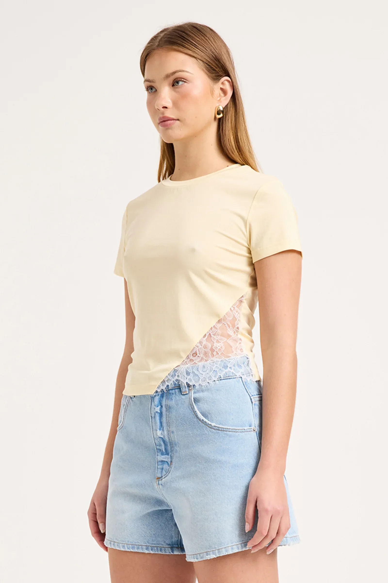 Siren Lace Baby Tee | Halo - Image 5
