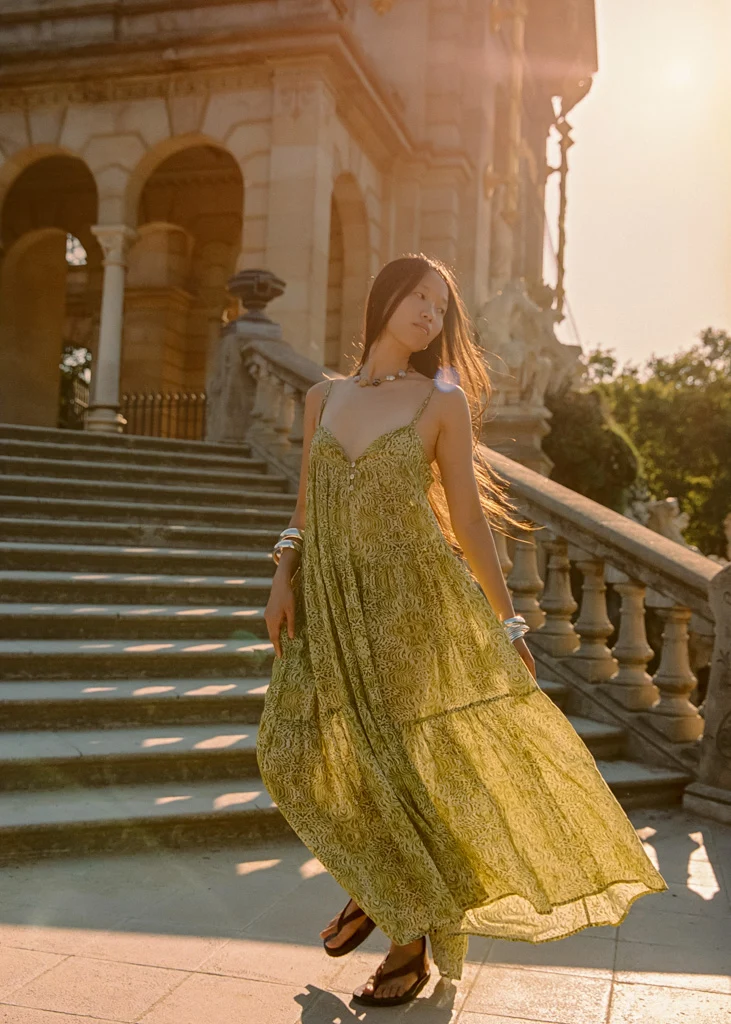 Viper Neroli Maxi Dress | Pistachio - Image 3
