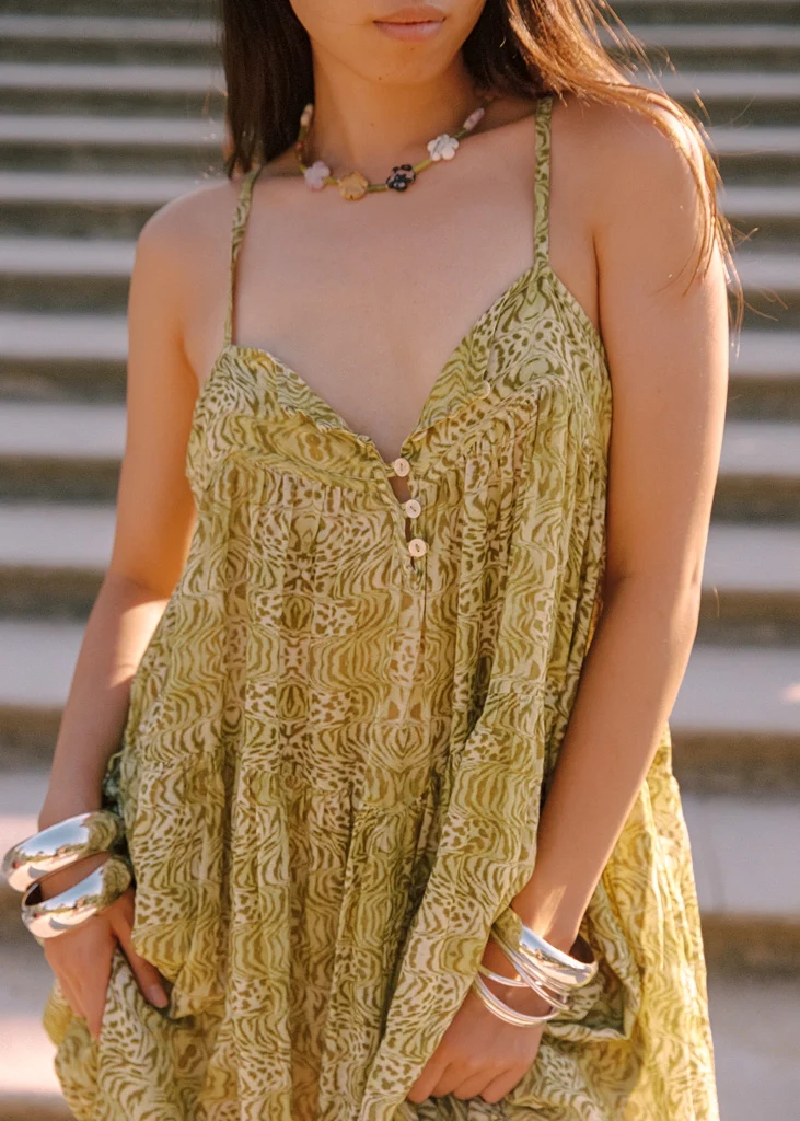 Viper Neroli Maxi Dress | Pistachio - Image 4