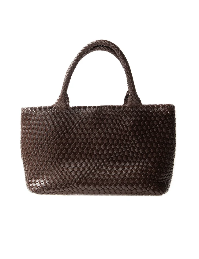 Woven Tote Bag | Brown