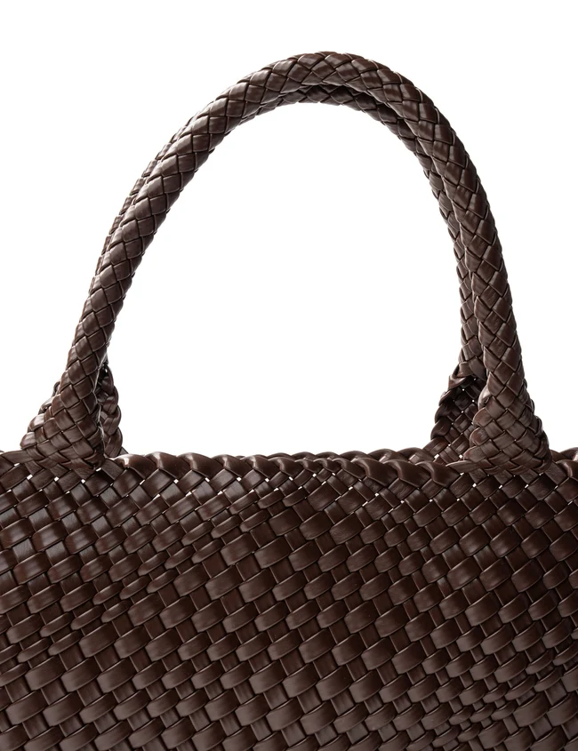 Woven Tote Bag | Brown - Image 5