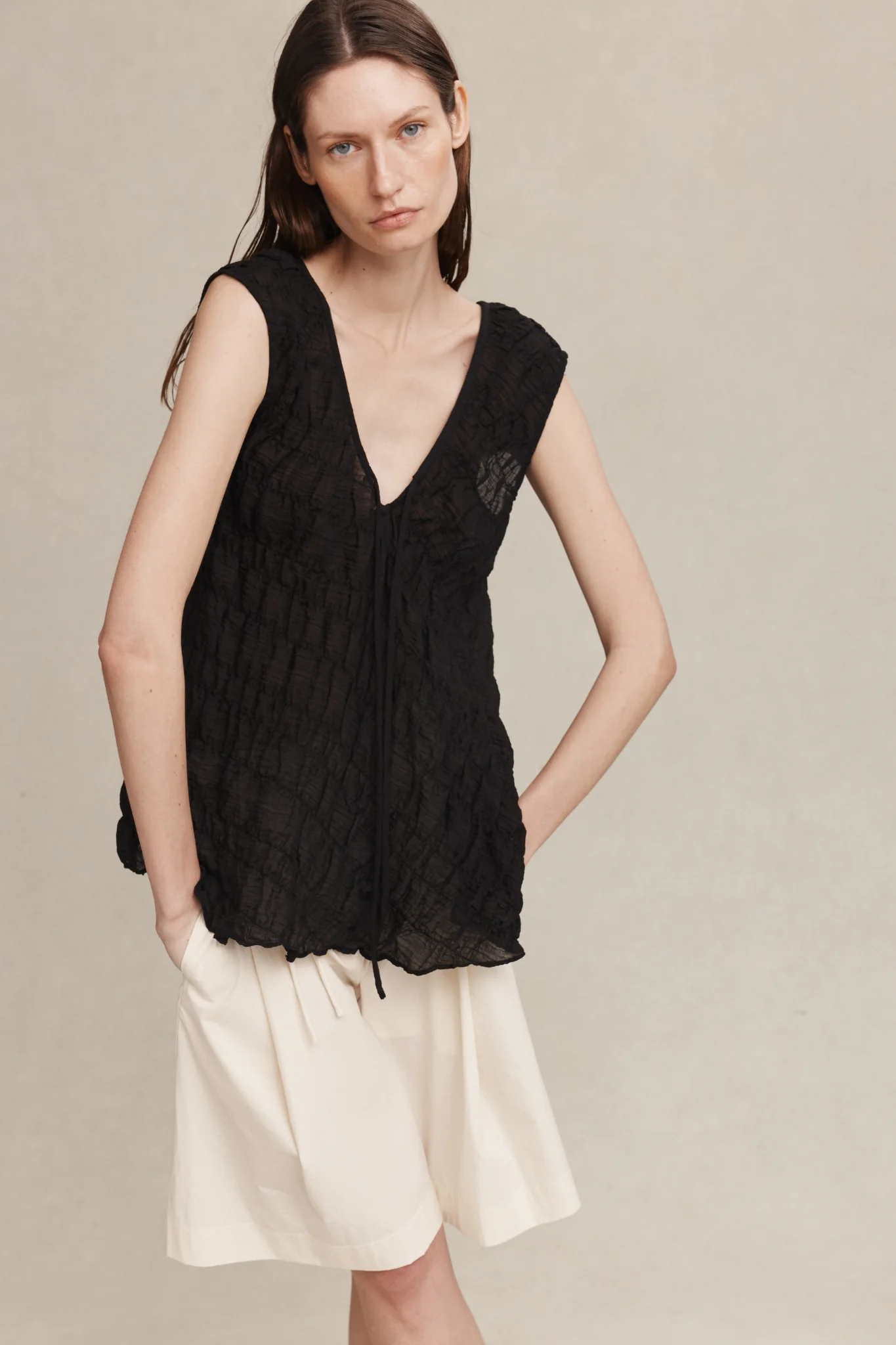 Blanche Top | Black - Image 2