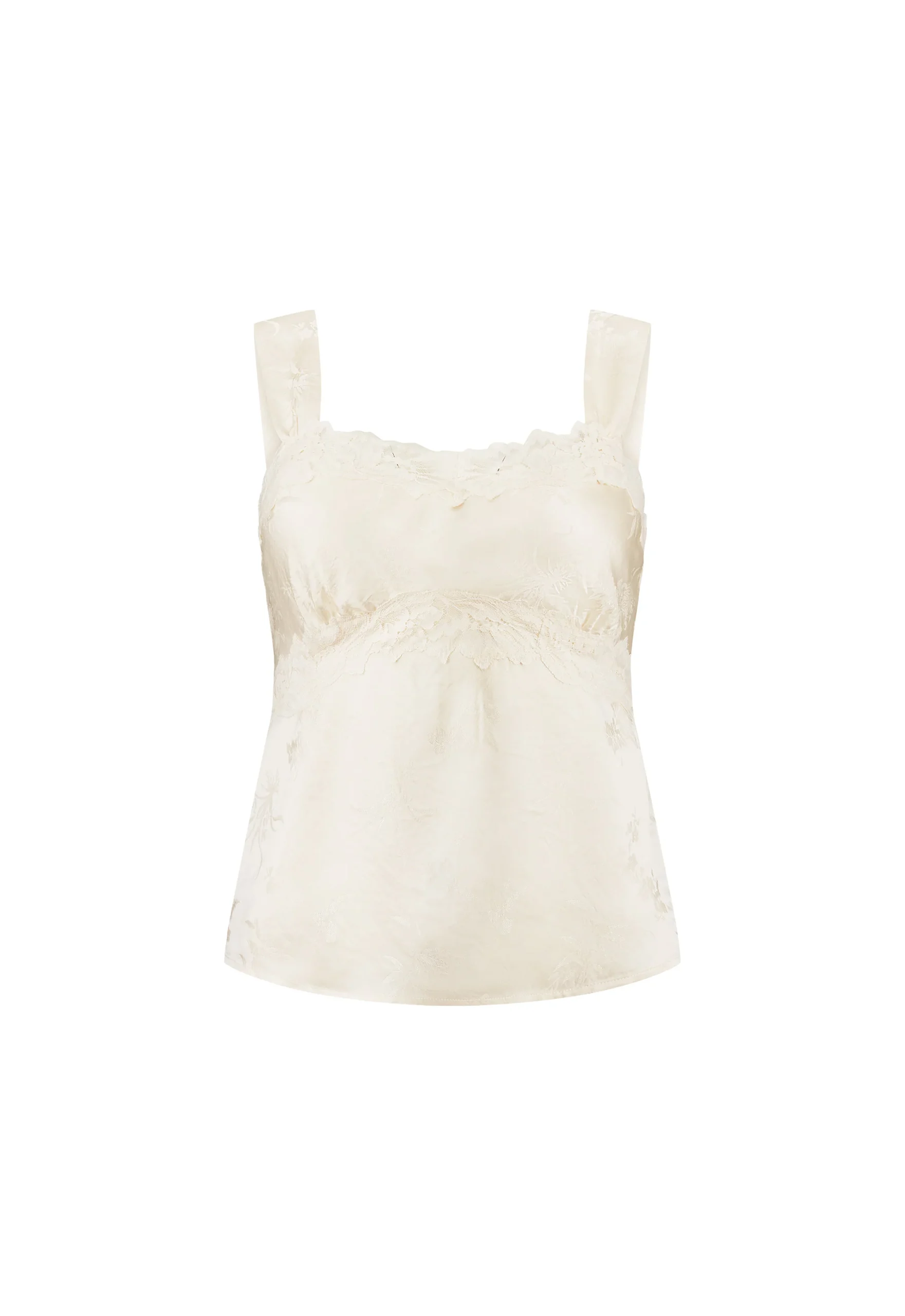 Dubois Lace Cami | Pearl - Image 4