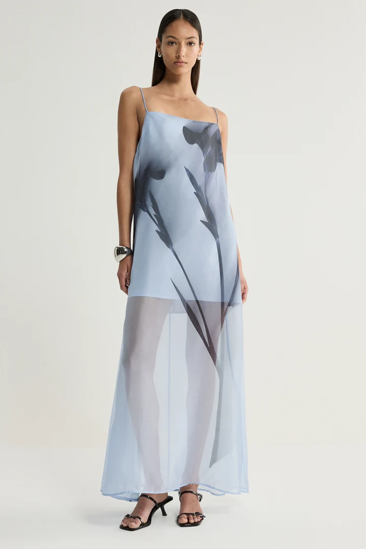 Jade Dress | Blue Floral