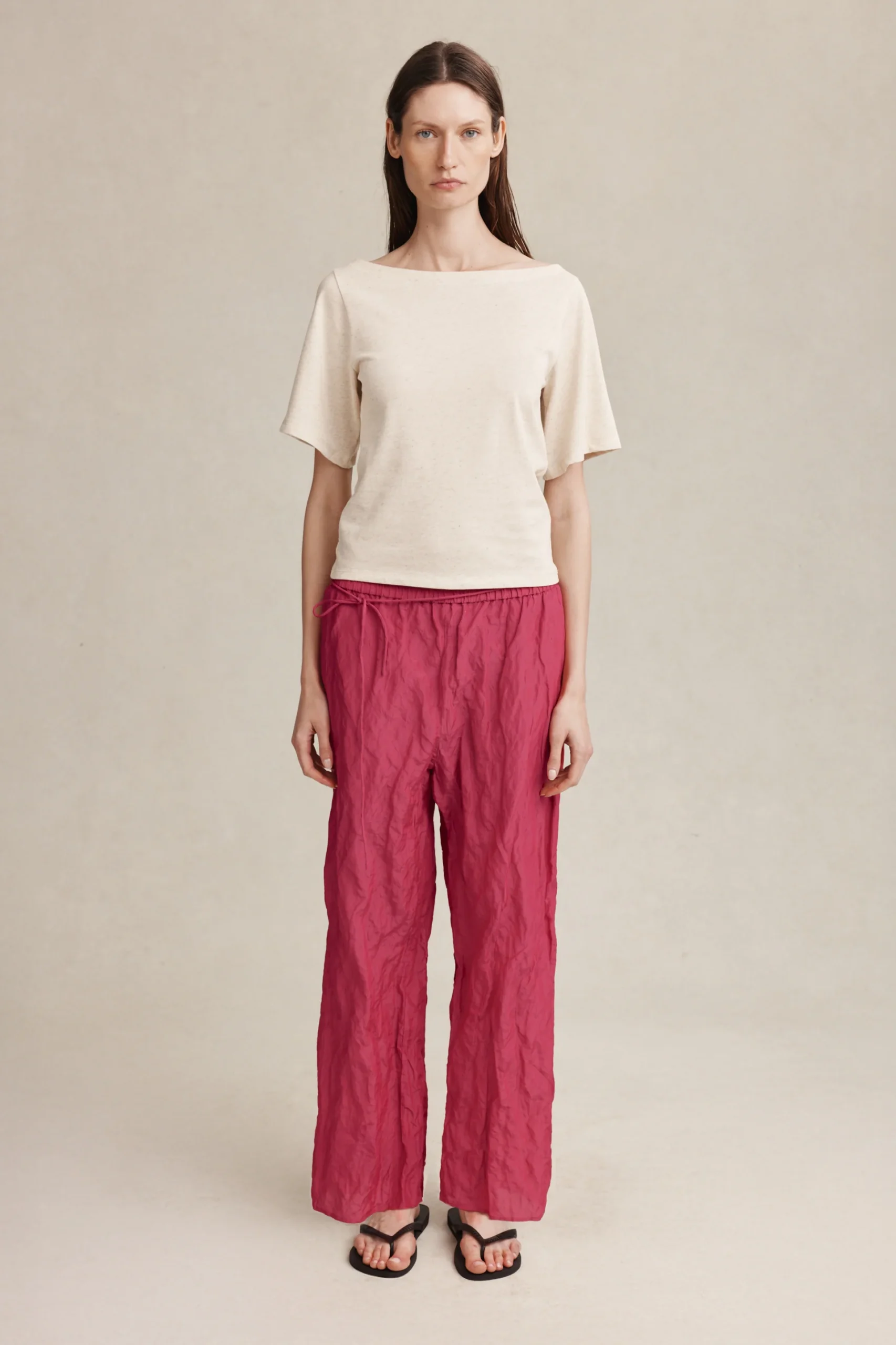 Thalia Tee | Oat - Image 2