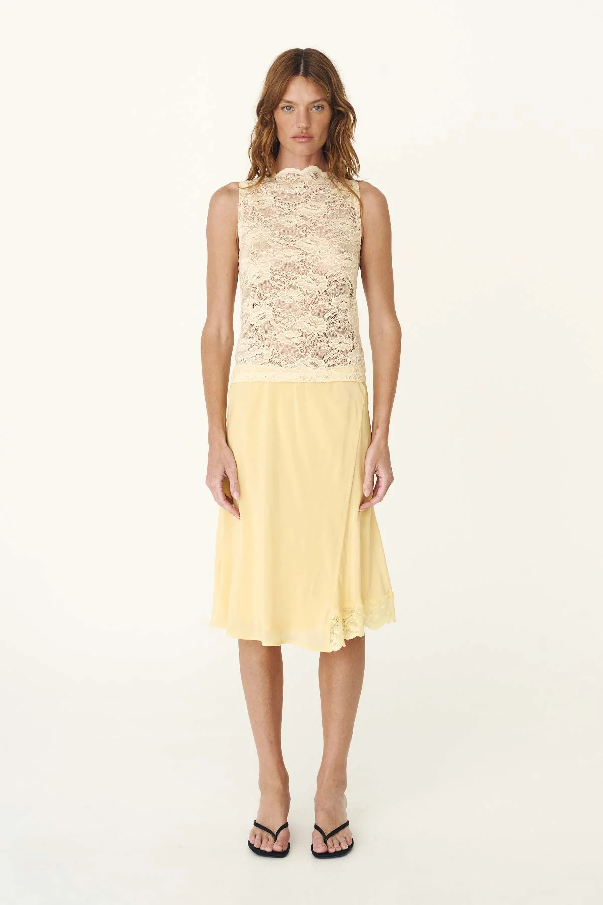 Tonya Rose Lace Tank | Butter Creme - Image 6