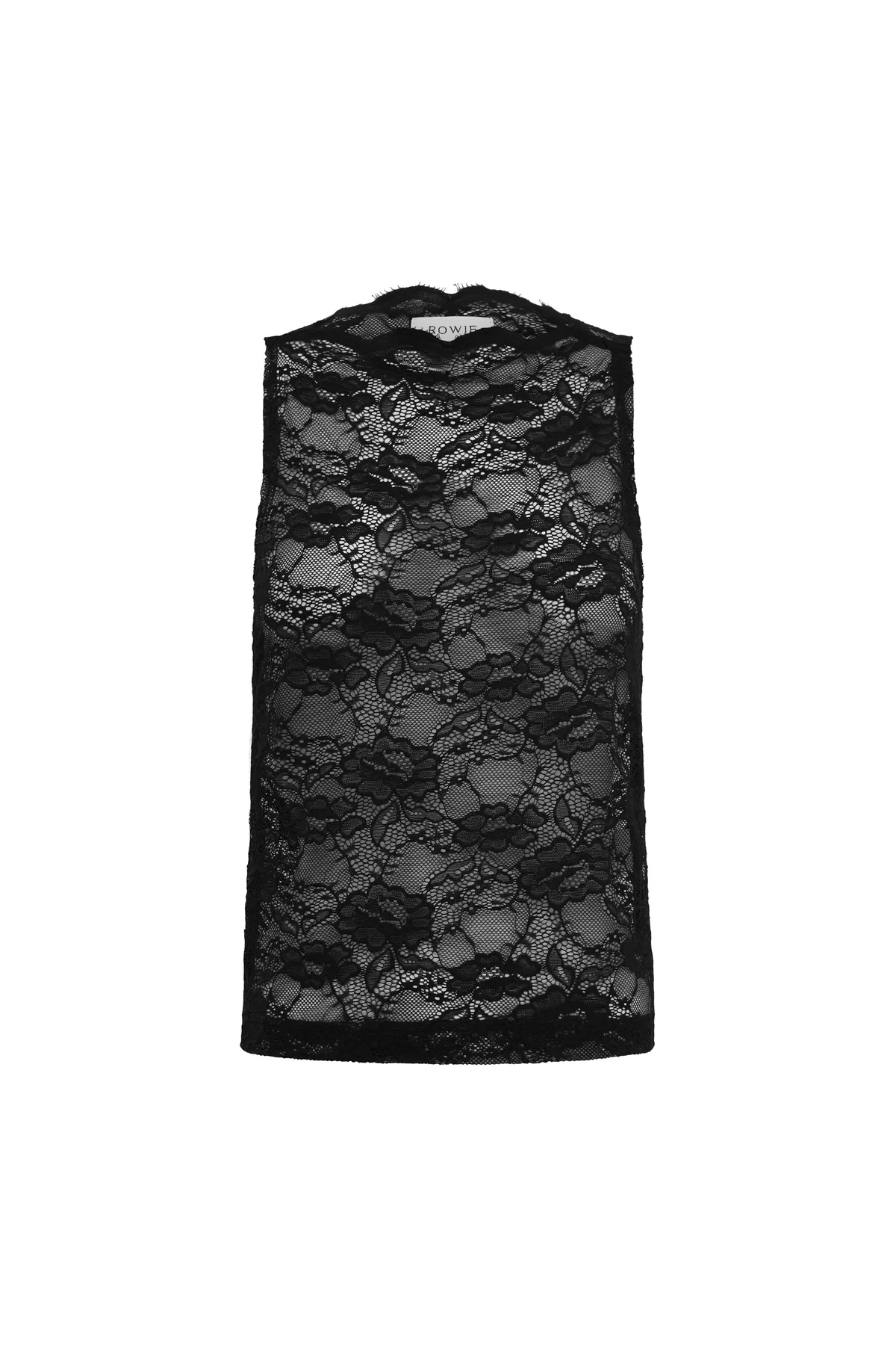 Tonya Rose Lace Tank | Noir - Image 6