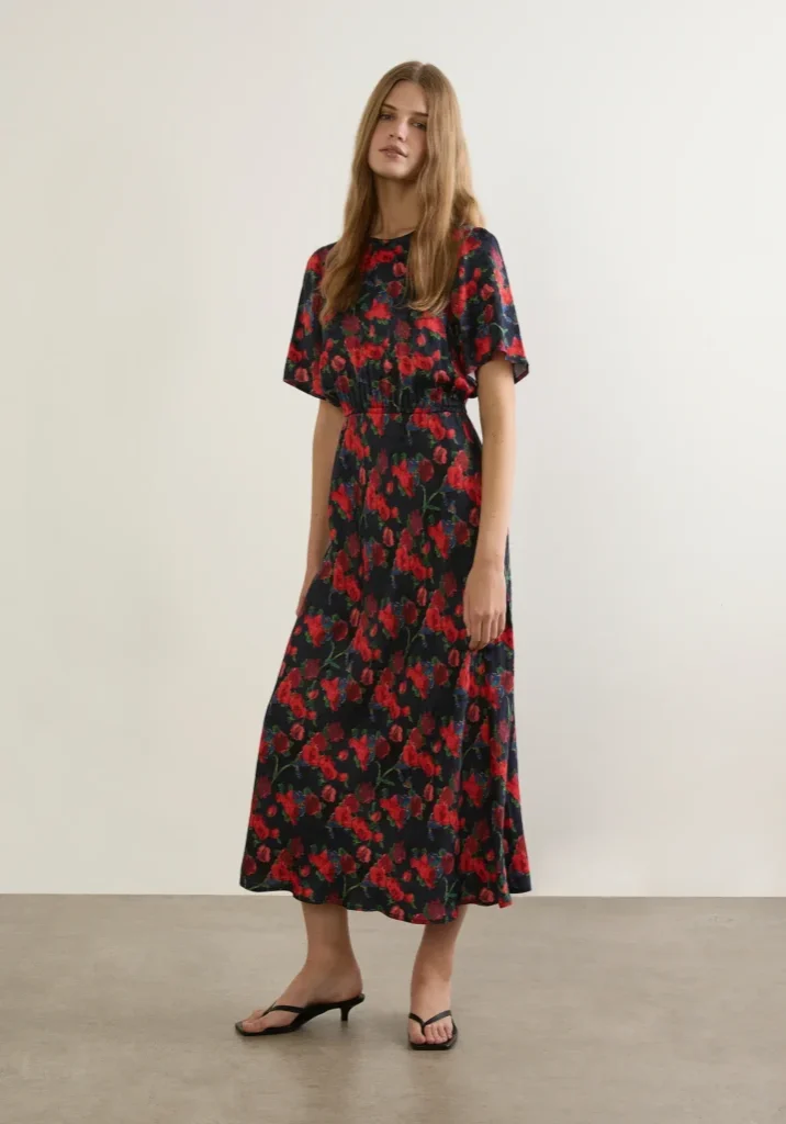 Arlandria Midi Dress Ember Bloom 2