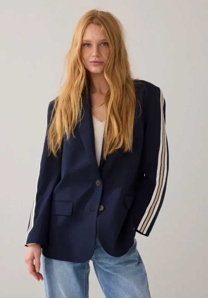 Blazer With Tape Blue 1