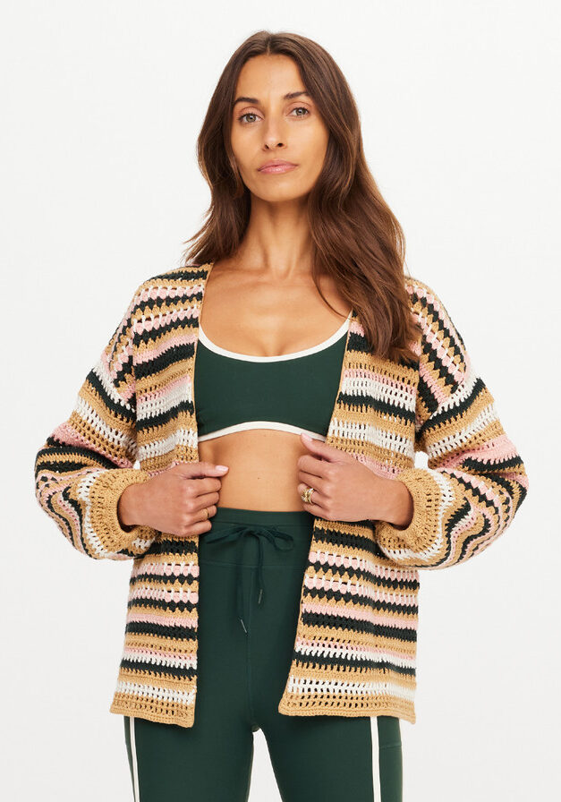 Bohemia Mari Crochet Jacket Stripe 2